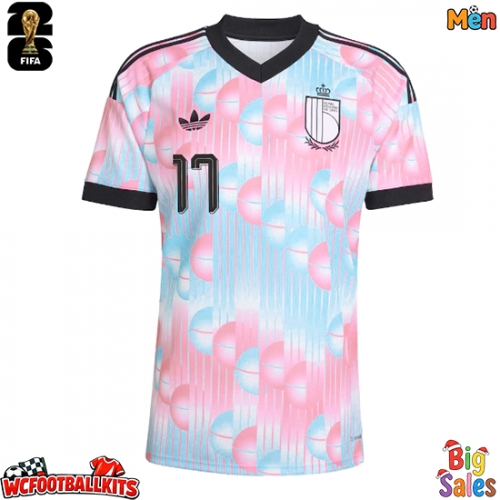 Belgium Charles De Ketelaere #17 Replica Away Stadium Shirt World Cup 2026 Short Sleeve